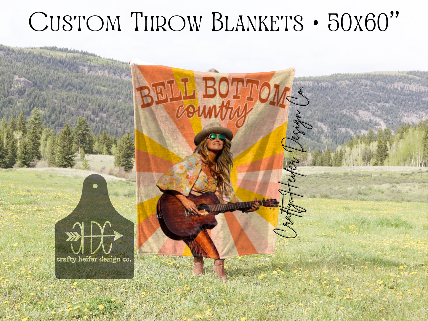 Custom Throw Blankets // 50x60”