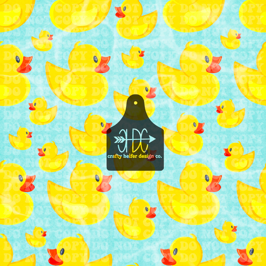 Rubber Ducky // SEAMLESS PATTERN