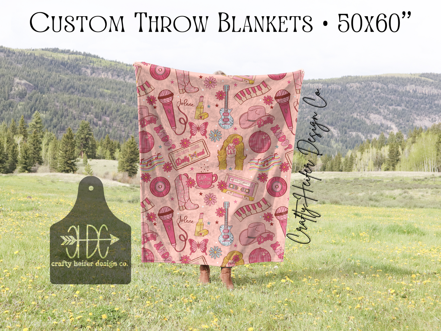Custom Throw Blankets // 50x60”