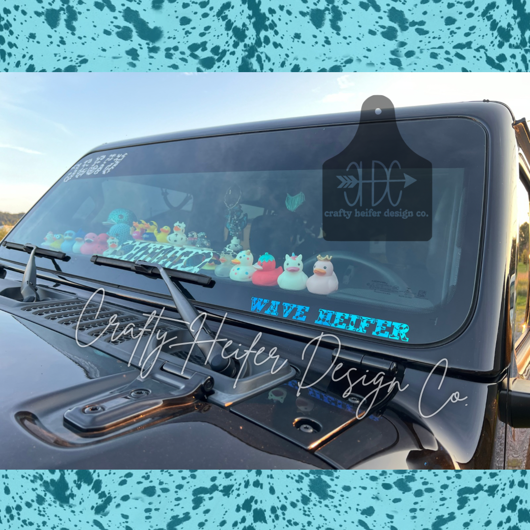 Wave Heifer Decal