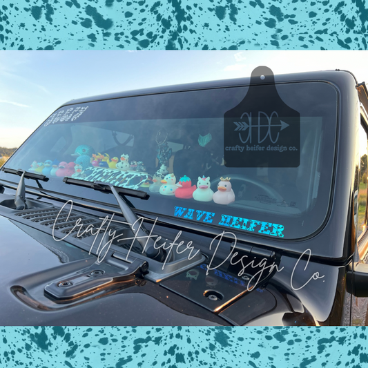 Wave Heifer Decal