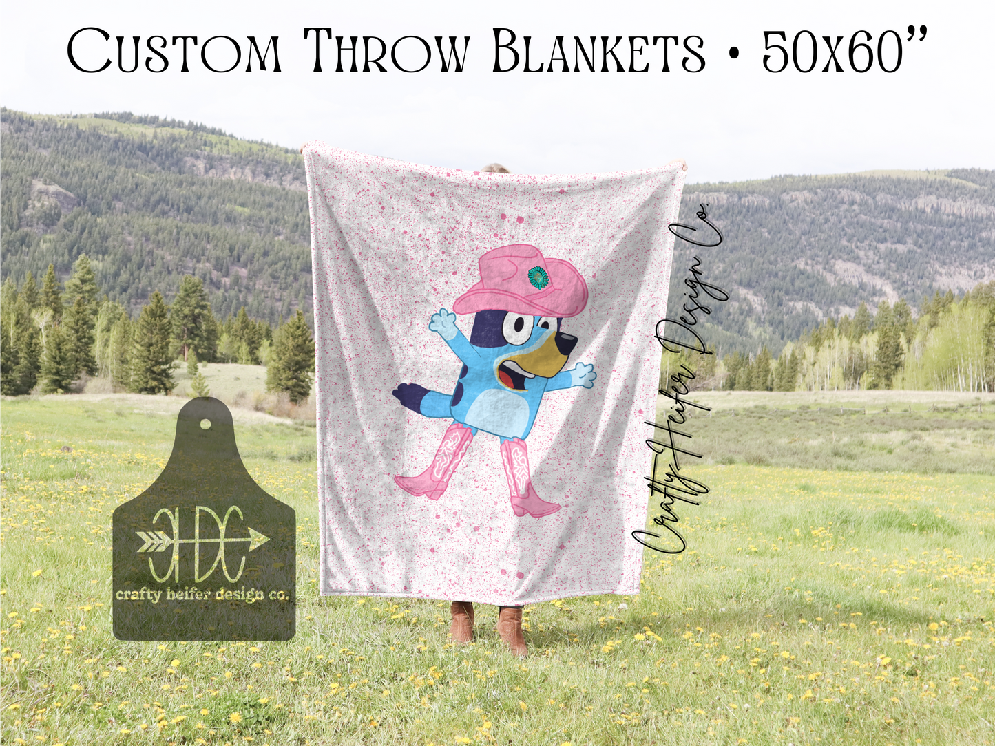 Custom Throw Blankets // 50x60”