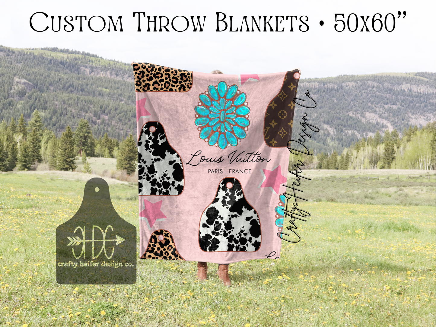 Custom Throw Blankets // 50x60”