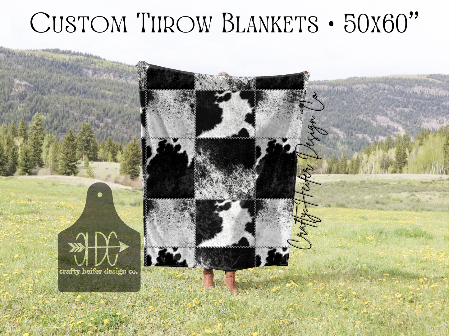 Custom Throw Blankets // 50x60”