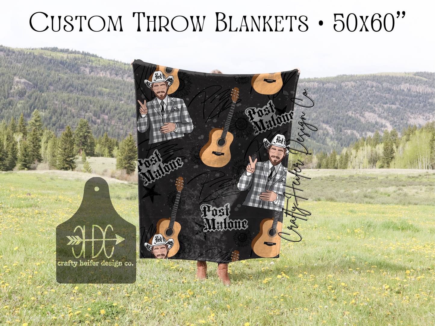 Custom Throw Blankets // 50x60”