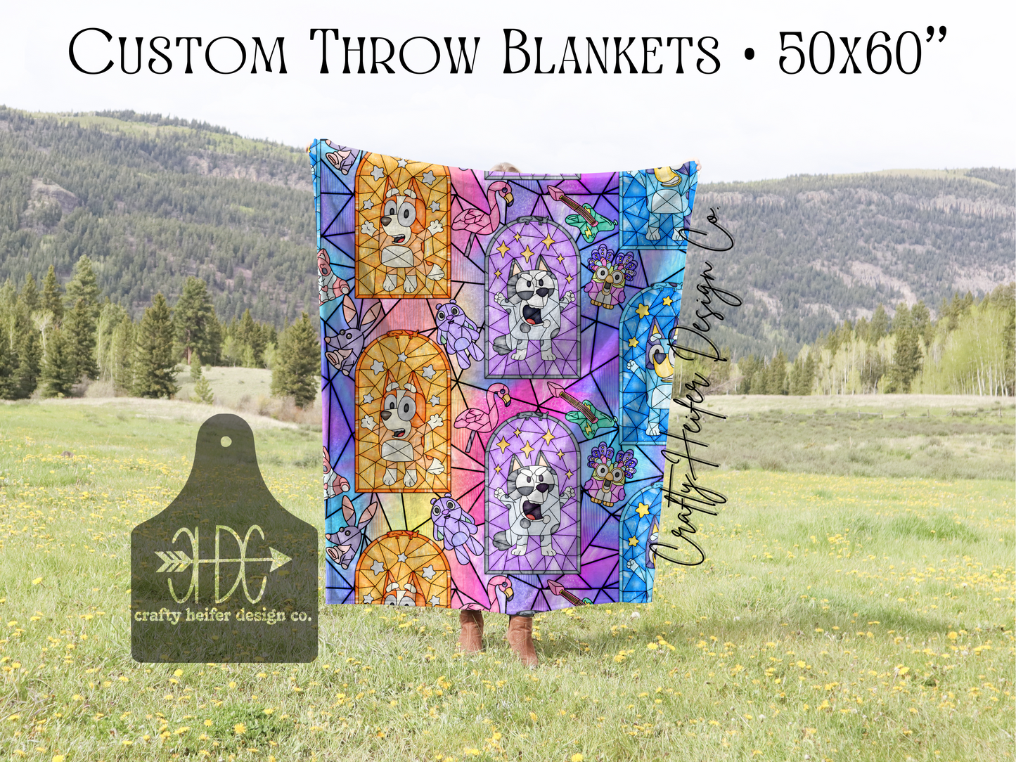 Custom Throw Blankets // 50x60”