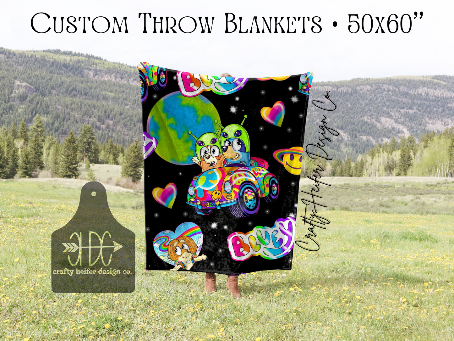 Custom Throw Blankets // 50x60”