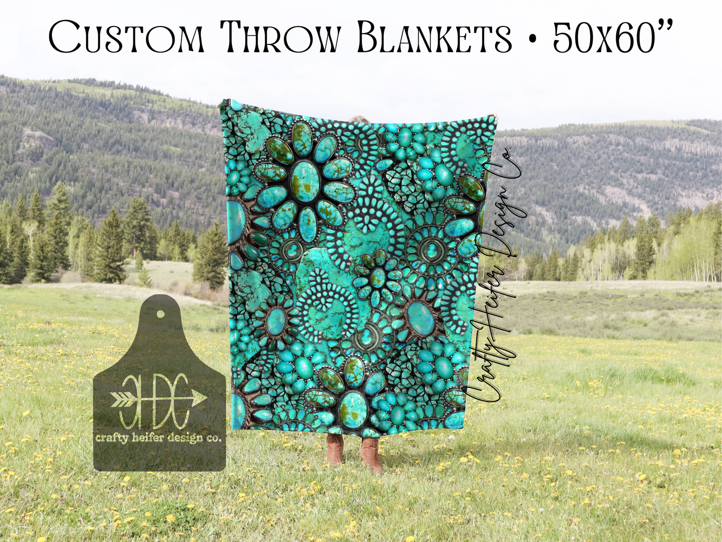 Custom Throw Blankets // 50x60”