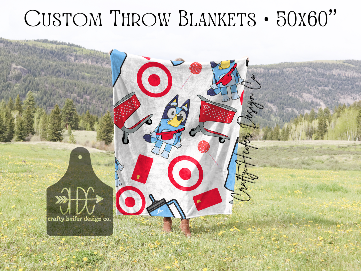 Custom Throw Blankets // 50x60”