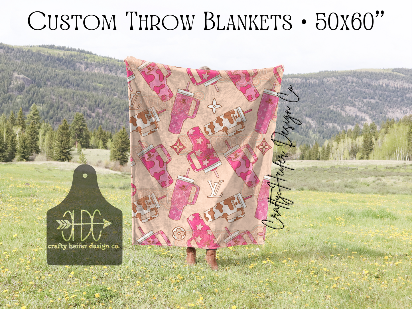 Custom Throw Blankets // 50x60”