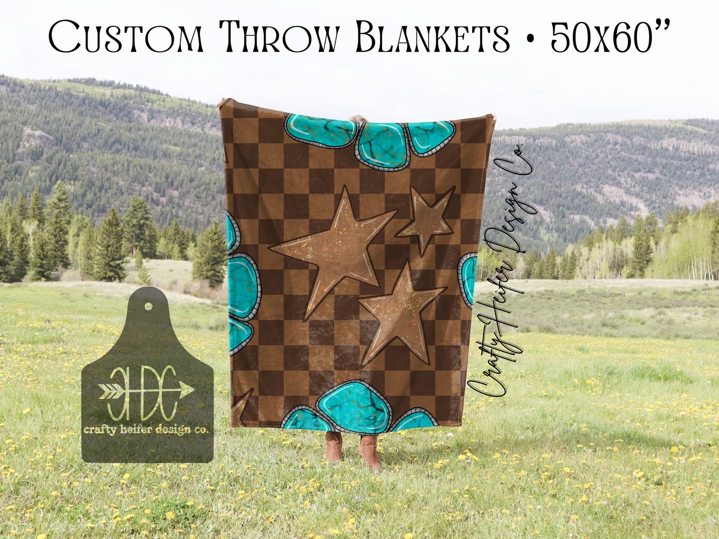 Custom Throw Blankets // 50x60”