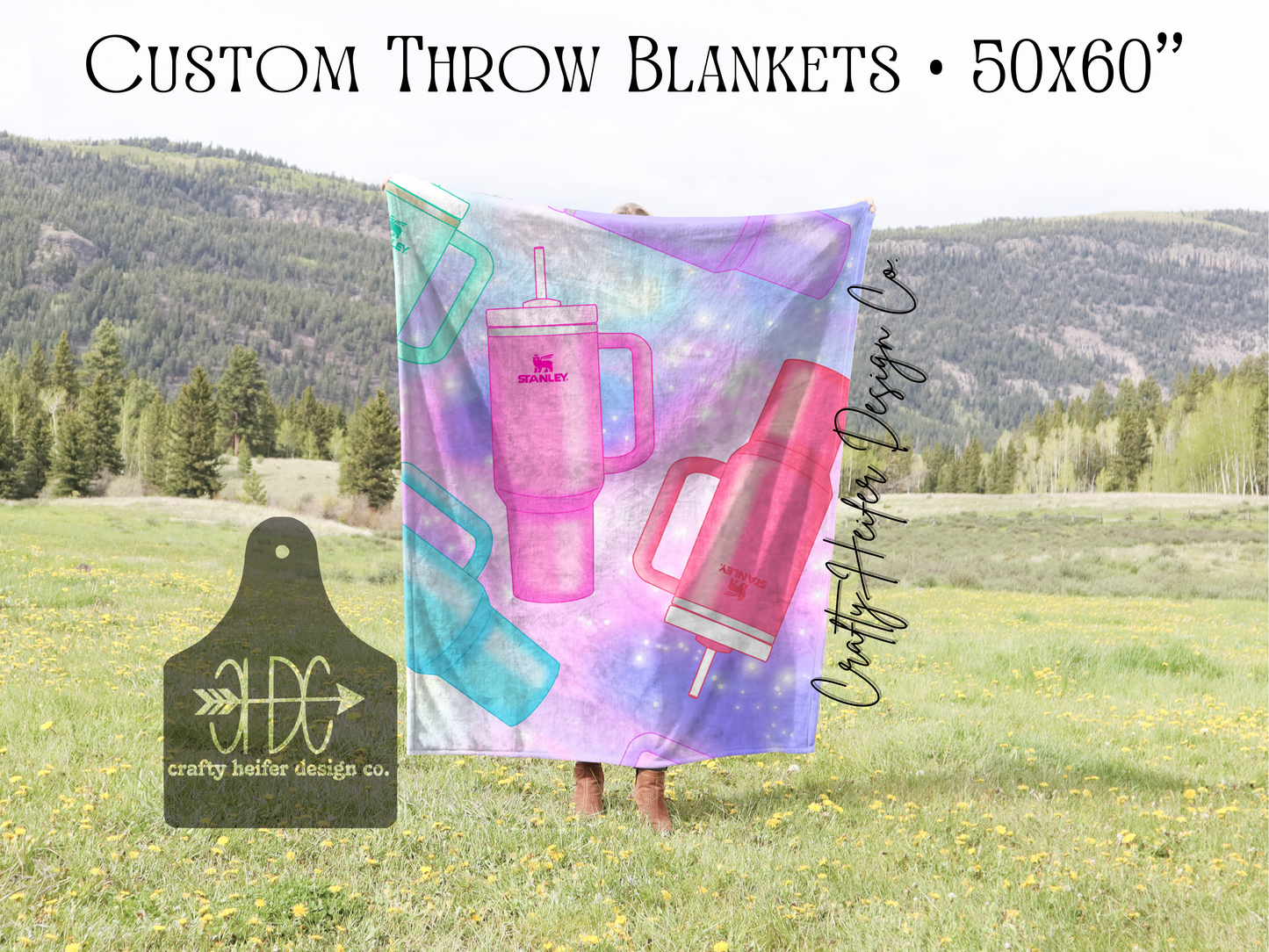 Custom Throw Blankets // 50x60”