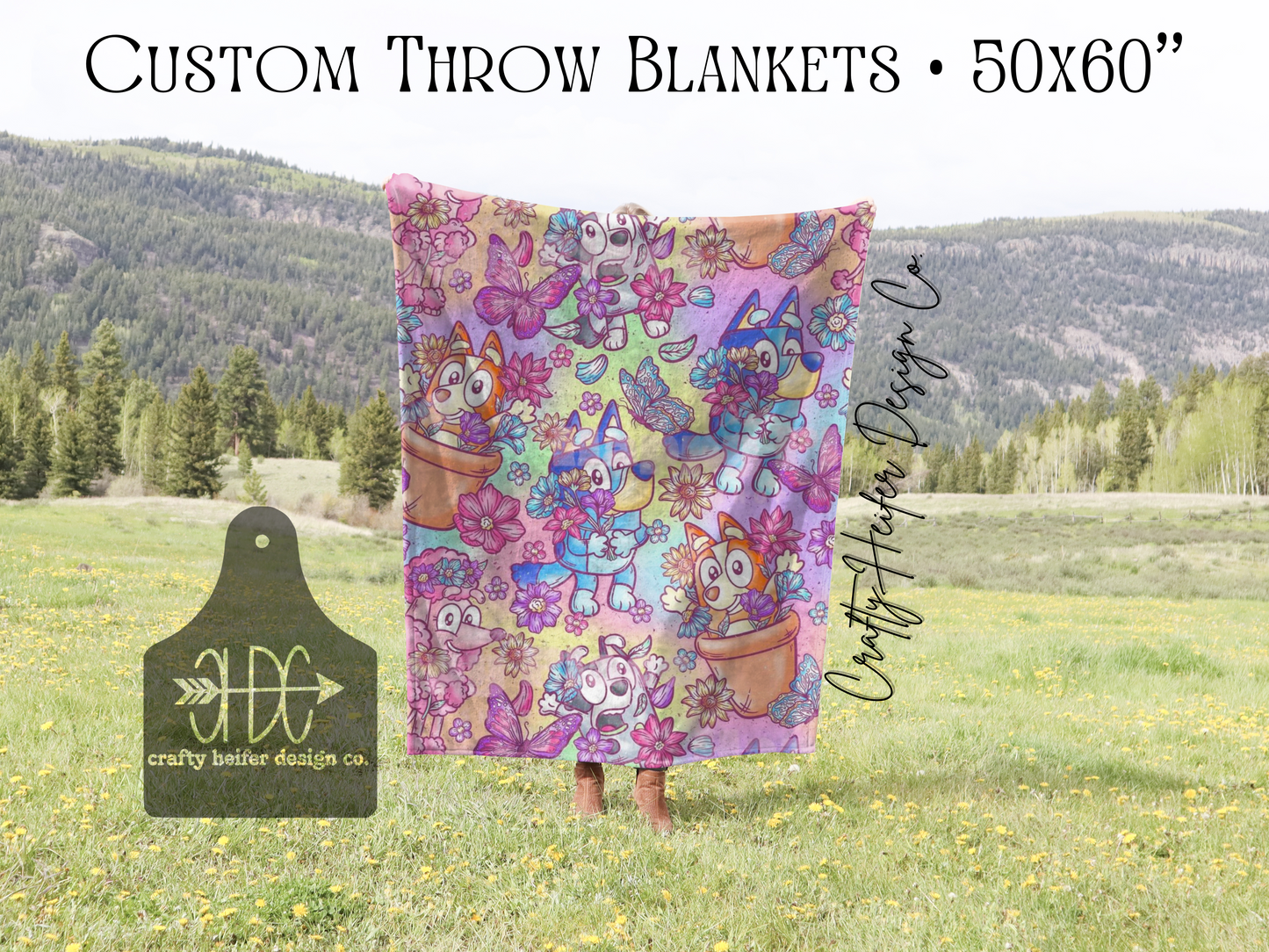 Custom Throw Blankets // 50x60”