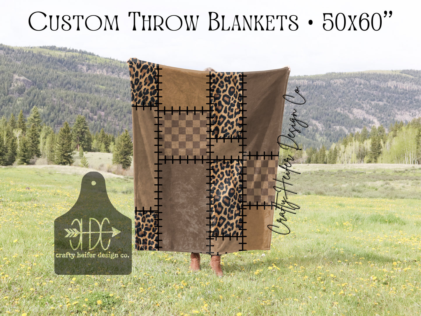 Custom Throw Blankets // 50x60”