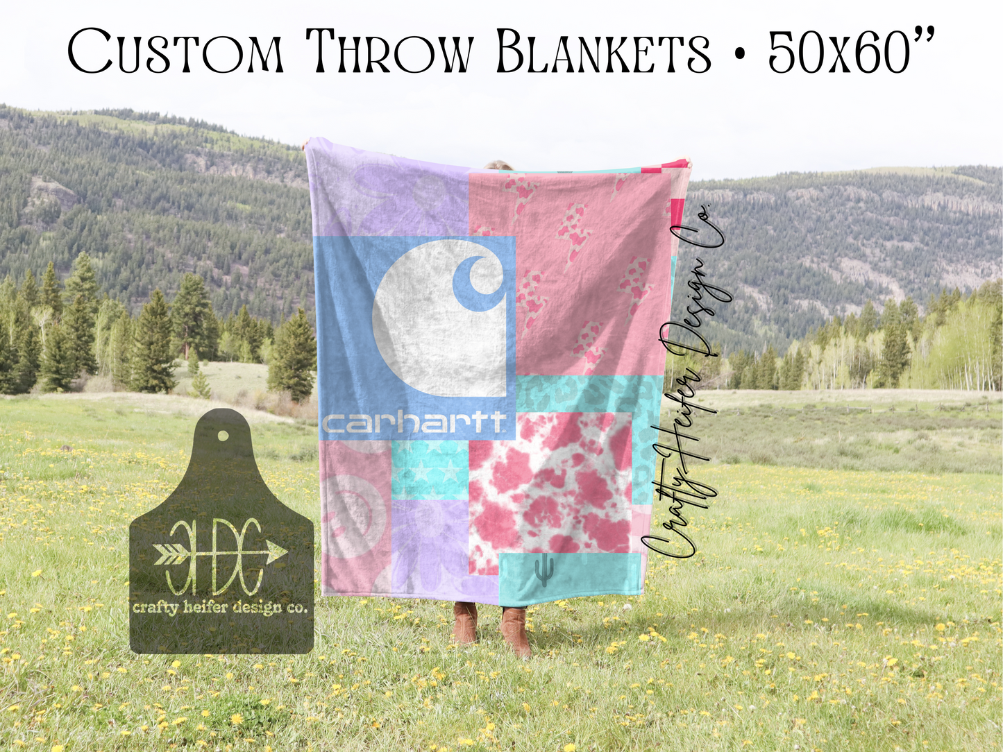 Custom Throw Blankets // 50x60”