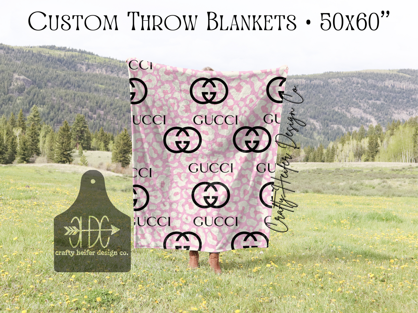 Custom Throw Blankets // 50x60”