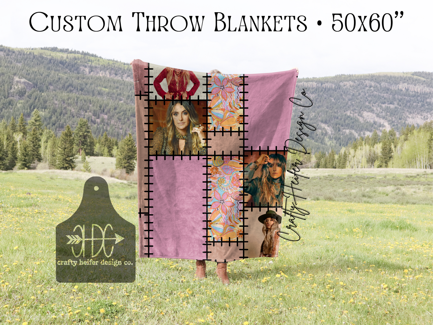 Custom Throw Blankets // 50x60”