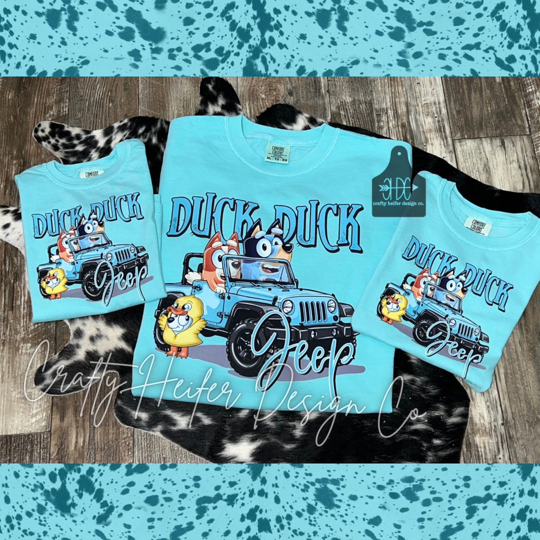 Duck Duck Jeep Bluey Mama & Me Tees