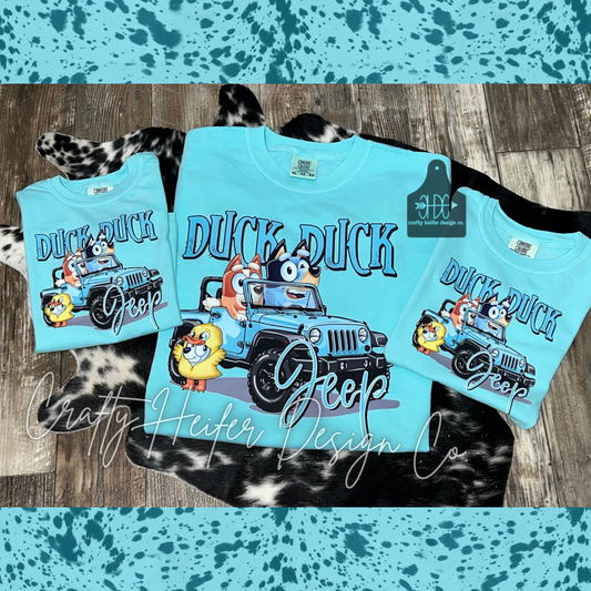 Duck Duck Jeep Bluey Mama & Me Tees