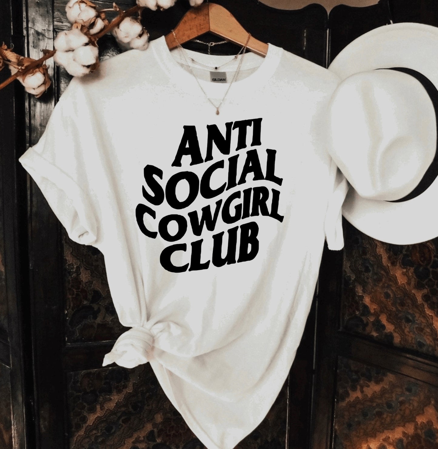 Anti Social Cowgirl Club Tee