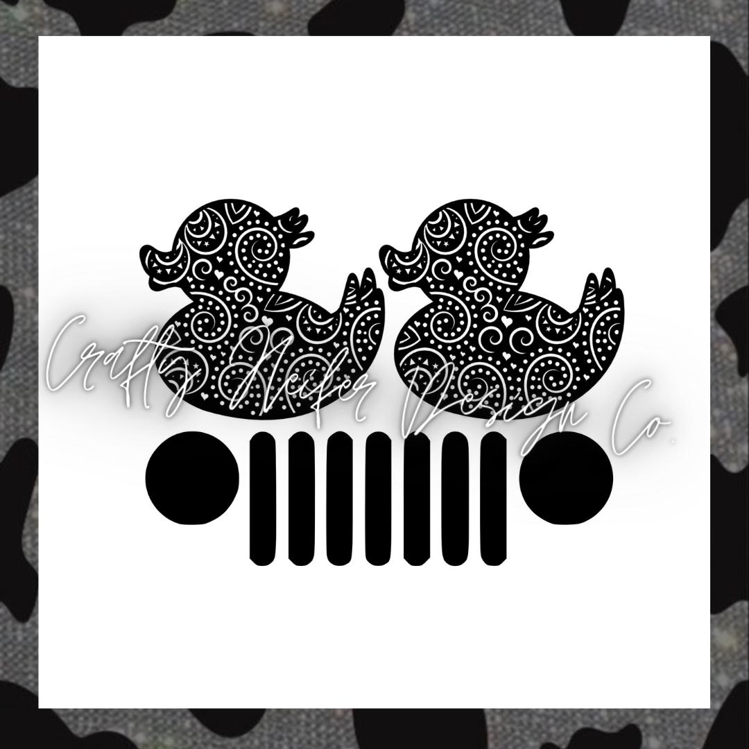 Duck Duck Jeep Decal (multiple designs)