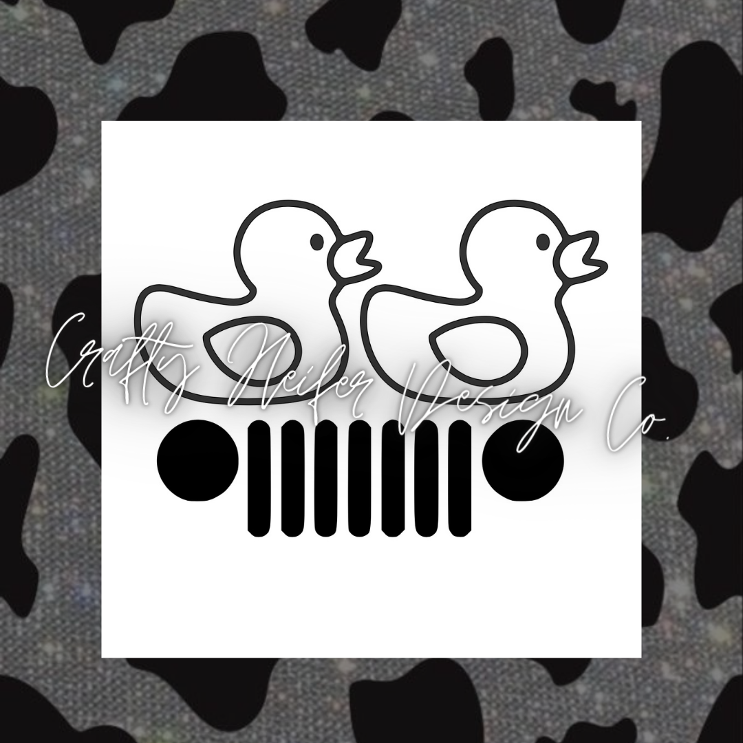 Duck Duck Jeep Decal (multiple designs)