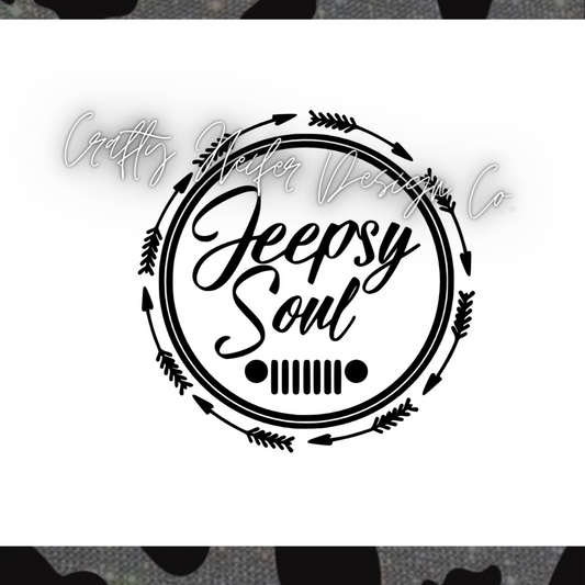 Jeepsy Soul Decal